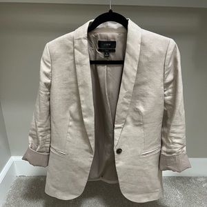 J. Crew Parke Blazer in stretch linen - size 4